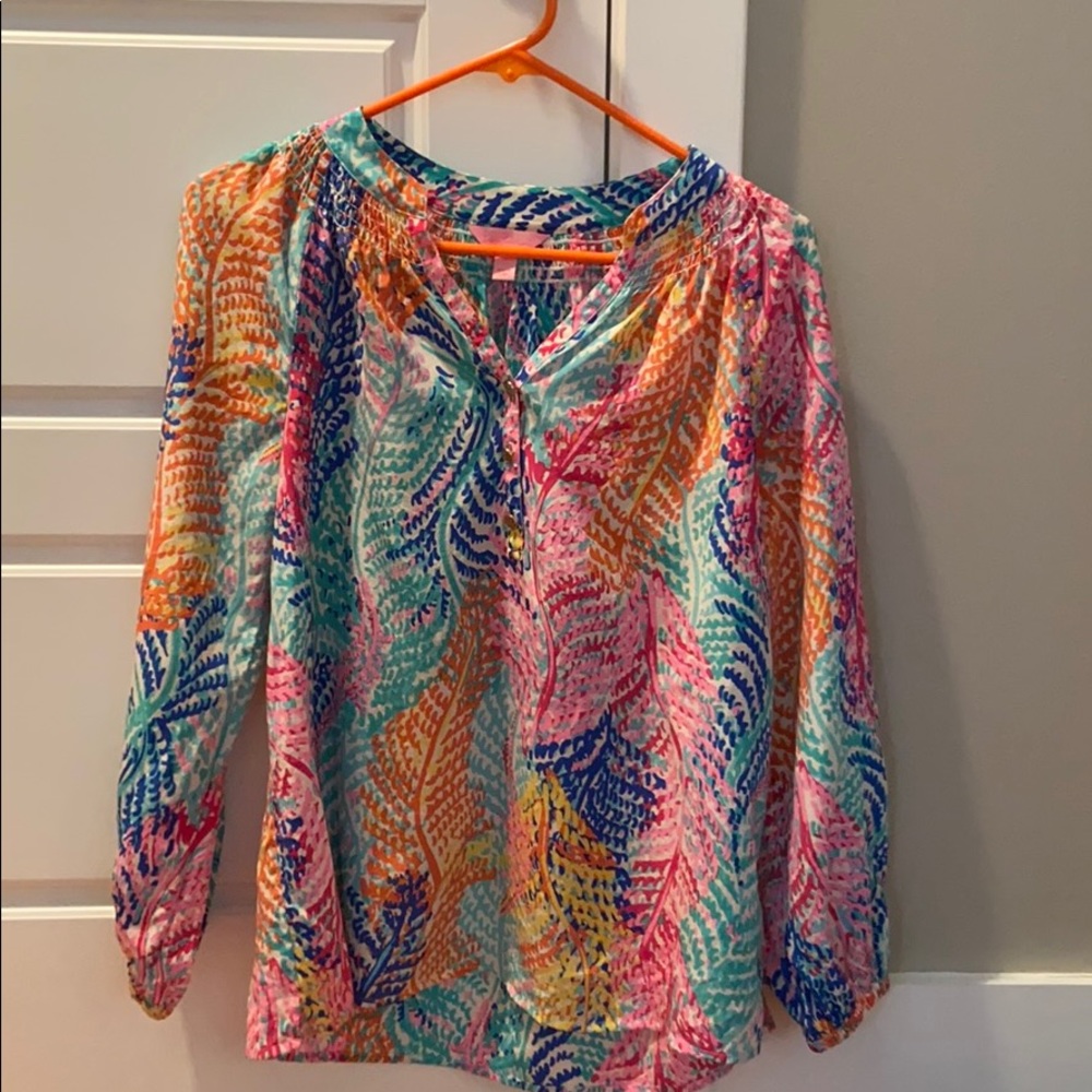 Lilly Pulitzer Elsa Silk Top